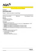 2023 AQA A-level PSYCHOLOGY 7182&sol;3 Paper 3 Issues and options in psychology Question Paper & Mark scheme &lpar;Merged&rpar; June 2023 &lbrack;VERIFIED&rsqb;