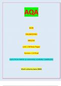 AQA GCSE ENGINEERING 8852/W Unit 1 Written Paper Version: 1.0 Final *JUN238552w01* IB/G/Jun23/E10 8552/W QUESTION PAPER & MARKING SCHEME/ [MERGED] Marl( scheme June 2023