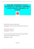 D102 PRE ASSESSMENT EXAM &vert;  QUESTIONS & ANSWERS &lpar;VERIFIED&rpar; &vert;  LATEST UPDATE &vert; GRADED A&plus; &  PASSED