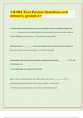 CMS Exam Review Questions and  answers&comma; rated A&plus;&sol;  EXAM PREDICTION PAPER 2024&sol;25