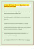 Article 90 Exam Review Questions and  answers&comma; rated A&plus; EXAM PREDICTION PAPER 2024&sol;25