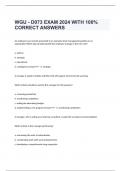 WGU - D073 EXAM 2024 WITH 100% CORRECT ANSWERS