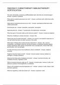 ONS&sol;ONCC CHEMOTHERAPY IMMUNOTHERAPY CERTIFICATION