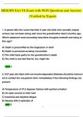 2024 NGN HESI RN EXIT EXAM V1&comma; V2&comma; V3&comma; V4&comma; V5&comma; V6&comma; EACH EXAM WITH 160 LATEST QUESTIONS AND ANSWERS UPDATED &lpar;VERIFIED BY EXPERT&rpar;