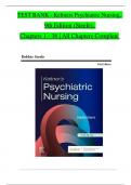 TEST BANK For Keltners Psychiatric Nursing&comma; 9th Edition By Debbie Steele&comma; Verified Chapters 1 - 36&comma; Complete Newest Version
