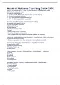Health & Wellness Coaching Guide 2024