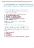 NGN ATI NUTRITION PROCTORED EXAM WITH NGN QUESTIONS AND VERIFIED SOLUTIONS A&plus; GRADE