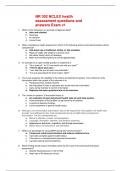NR 302 NCLEX health assessment questions and answers Exam v1