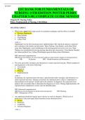 TEST BANK FOR FUNDAMENTALS OF NURSING 11TH EDITION POTTER PERRY Chapter 01&colon; Nursing Today