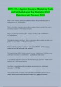 D373&colon; PA - Applies Strategic Marketing Tools  and Methodologies Top Predicted 2024 Questions and Answers 2024