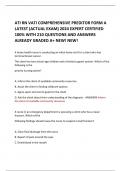 ATI RN VATI COMPREHENSIVE PREDITOR FORM A LATEST &lpar;ACTUAL EXAM&rpar; 2024 EXPERT CERTIFIED 100&percnt; WITH 210 QUESTIONS AND ANSWERS ALREADY GRADED A&plus; NEW&excl; NEW&excl; 