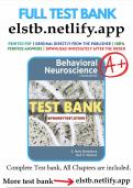 Test bank for behavioral neuroscience 9th edition breedlove full chapter