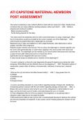 ATI CAPSTONE MATERNAL-NEWBORN POST ASSESSMENT 2024