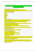 Counseling Children & Adolescents Exam 1 Latest 2022 &lpar;Answered&rpar; Grade A&plus;