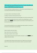 HESI Health Assessment&sol;Physical Assessment Practice Questions and Answers &lpar;2024&sol;2025&rpar;&period;Guaranteed Success&period; A&plus;