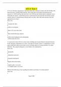 ATLS Test 1 Correctly Answered Questions