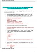 MATH534 Final Exam LATEST STUDY GUIDE 2023/2024 With 100%  accurate ANSWERS (PRIORITY IN ALL EXAM )