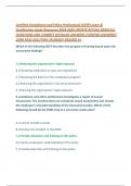 Certified Compliance and Ethics Professional &lpar;CCEP&rpar; exam & Certification Study Resources 2024-2025 UPDATE ACTUAL EXAM ALL QUESTIONS AND CORRECT DETAILED ANSWERS &lpar;VERIFIED ANSWERS&rpar; 100&percnt; PASS SOLUTION &sol;ALREADY GRADED A&plus;