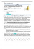 CHEM 120 Week 7 Concepts: Biochemistry LIPIDS