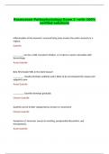 Rasmussen Pathophysiology Exam 2 -with 100&percnt; verified solutions