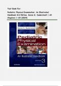 Test Bank For-Pediatric Physical Examination: An Illustrated Handbook 3rdEdition, Karen G. Duderstadt | All Chapters 1-20 (2024)