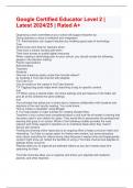 Google Educator certification Exam Level 2 &vert; Latest 2024&sol;25