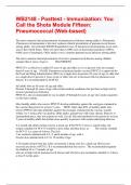 WB2148 - Posttest - Immunization: You Call the Shots Module Fifteen: Pneumococcal (Web-based)