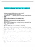NETA 2 Questions and Answers 2024&sol;2025