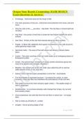 Oregon State Boards Cosmetology HAIR DESIGN Exam Questions & Answers&period;