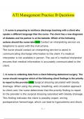 ATI Management Practice B Exam Questions &lpar; Answered &rpar;
