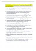 PMK-EE Career Information Exam Questions with 100&percnt; Correct Answers