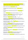 Oregon State Board Practice Exam Nail Technology Latest Exam Questions with Answers&period;&period;