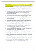 PMK-EE Career Information Exam Questions with 100&percnt; Correct Answers&period;