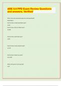 ARE 5&period;0 PPD Exam Review Questions  and answers&period; Verified&sol;&sol; APPROVED EXAM PREDICTION PAPER&sol; 