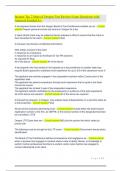 Income Tax 2 State of Oregon Test Review Exam Questions with Answers-Graded A&plus;&period;