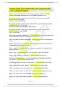 Oregon State Board Practice Exam Questions with 100&percnt; Correct Answers&period;