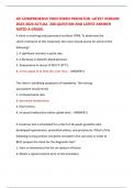 ATI COMPREHESIVE PROCTORED PREDICTOR  LATEST VERSION 2023-2024 ACTUAL  200 QUESTION AND LATEST ANSWER  RATED A GRADE&period;