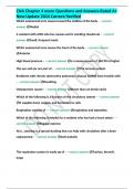 CNA Chapter 4 exam Questions and Answers Rated A&plus; New Update 2024 Correct&sol;Verified 