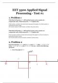 EET 3300 Applied Signal Processing - Test #1