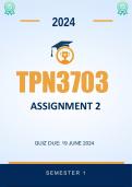 TPN3703 Assignment 2  Quiz 2024