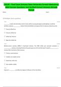 CIS105 - Final Exam (Arizona State University Earned Admissions) 2024 Version Questions and Verified Correct Answers Already Passed