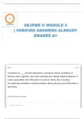 SEJPME II MODULE 3 QUESTIONS WITH CORRECT ANSWERS LATEST UPDATE