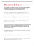OB peds exam 4/ study set 89 Questions With  Complete Solutions