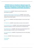 INP402 Epic Care Inpatient Clinical Exam 176 Questions and Answers &lpar;Latest Update 2023&rpar; 176 Questions VERIFIED ANSWERS GRADED A&period;