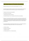 OB Peds Exam 2 60 Practice Questions And Answers