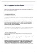 HESI Comprehensive Exam 2024 with 100&percnt; correct answers