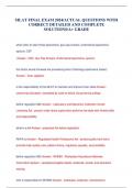 MLAT FINAL EXAM 2024&sol;ACTUAL QUESTIONS WITH CORRECT DETAILED AND COMPLETE SOLUTIONS&sol;A&plus; GRADE