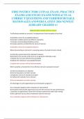 FIRE INSTRUCTORS 2 FINAL EXAM &comma; PRACTICE  EXAMS AND STUDY EXAMS WITH ACTUAL  CORRECT QUESTIONS AND VERIFIED DETAILE  RATIONALES ANSWERS LATEST 2024 NEWEST  ALREADY GRADED A&plus;
