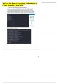 WGU C844 Task 1 Emerging Technologies in Cyber Security Latest 2024&sol;2025 &lpar;GRADED A&plus;&rpar;