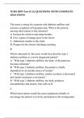 NURS 2055 Test #2 (2) QUESTIONS WITH COMPLETE SOLUTIONS